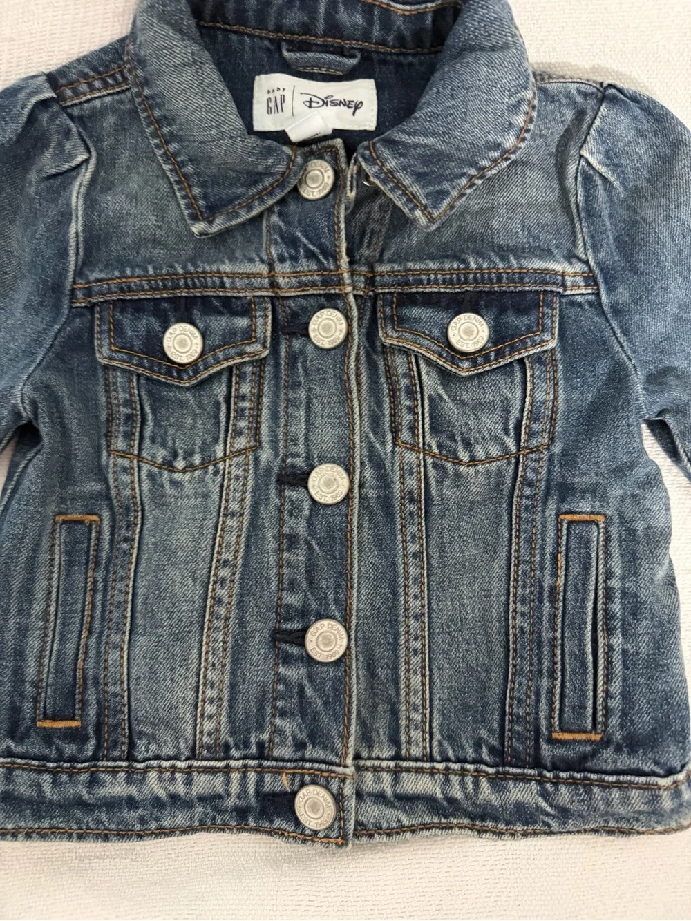 Girls' Blue Denim Jacket - Classic Kids Jean Jacket